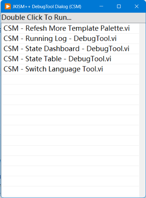 CSM Tool Selector