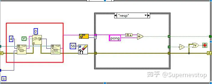 LabVIEW TCP 通讯长度帧示意