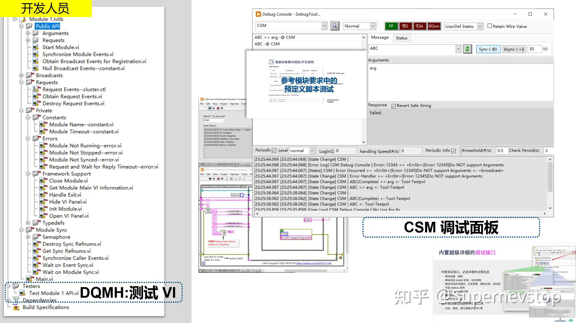CSM vs DQMH：如何调试