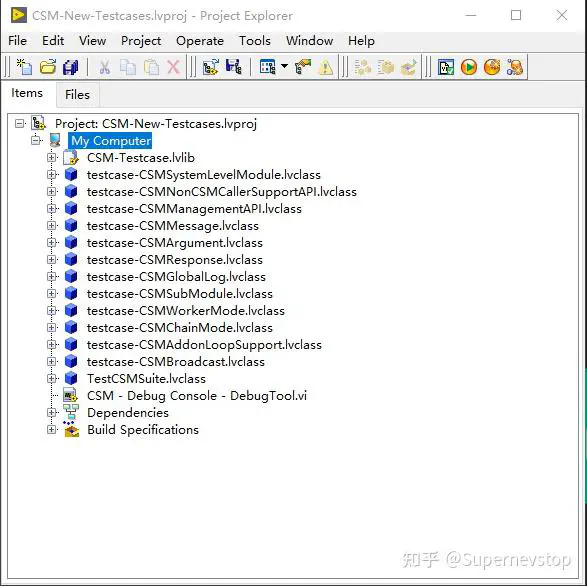 LabVIEW 项目结构
